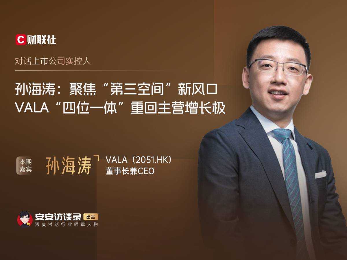 孙海涛：聚焦“第三空间”新风口，VALA“四位一体”重回主营增长极